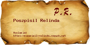 Poszpisil Relinda névjegykártya
